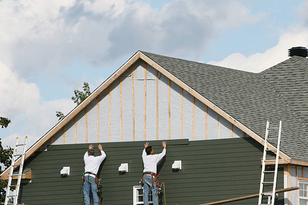 Professional Storm Damage Siding Repair technician working in Upperville, VA
